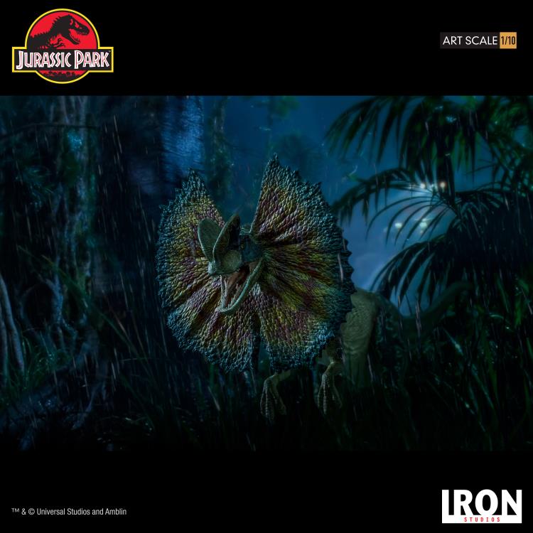 Preventa Estatua Dilophosaurus - Jurassic Park Icons - Limited Edition marca Iron Studios escala de arte 1/10