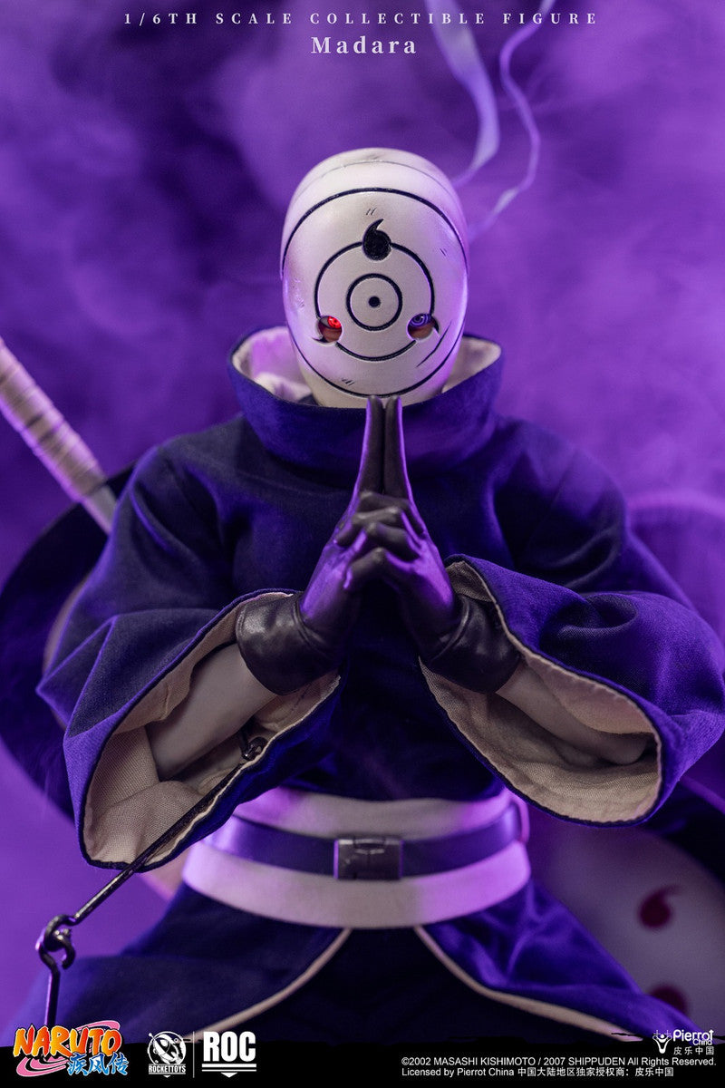 Preventa Figura Madara Uchiha (White Mask Version) - Naruto Shippuden marca Rocket Toys ROC-021 escala 1/6