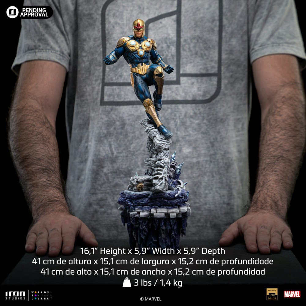 Preventa Estatua Nova (Deluxe) (Limited Edition) - The Infinity Gauntlet - BDS marca Iron Studios escala de arte 1/10