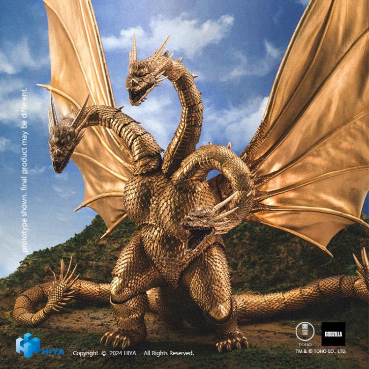 Preventa Figura King Ghidorah (PX Previews Exclusive) - Godzilla vs. King Ghidorah (1991) - Exquisite Basic marca HIYA EBG00 (33 cm)