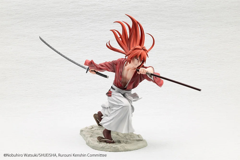 Preventa Estatua Kenshin Himura - Rurouni Kenshin: Meiji Swordsman Romantic Story - ArtFX J marca Kotobukiya escala 1/8