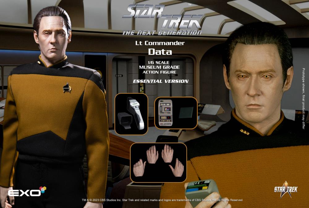 Pedido Figura Lt. Commander Data (Essentials version) - Star Trek: The Next Generation marca EXO-6 EXO-01-073 escala 1/6