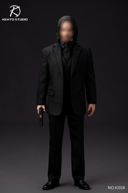 Pedido Set Killer Suit / Traje de asesino con cuerpo marca Kento Studio K008 escala 1/6