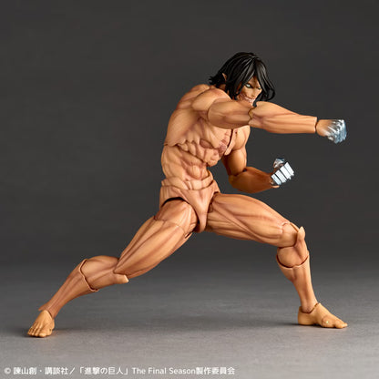 Preventa Figura Attack Titan (Eren Yeager) - Shingeki no Kyojin (Attack On Titan) - Amazing Yamaguchi Revoltech NR155 marca Kaiyodo (17 cm) (relanzamiento)