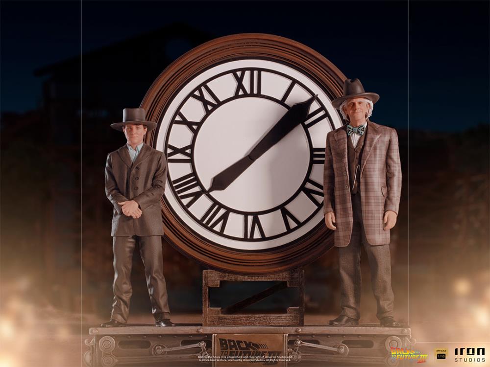 Pedido Estatua Marty & Doc at the Clock DELUXE - Back to the Future Part III - Limited Edition marca Iron Studios escala de arte 1/10