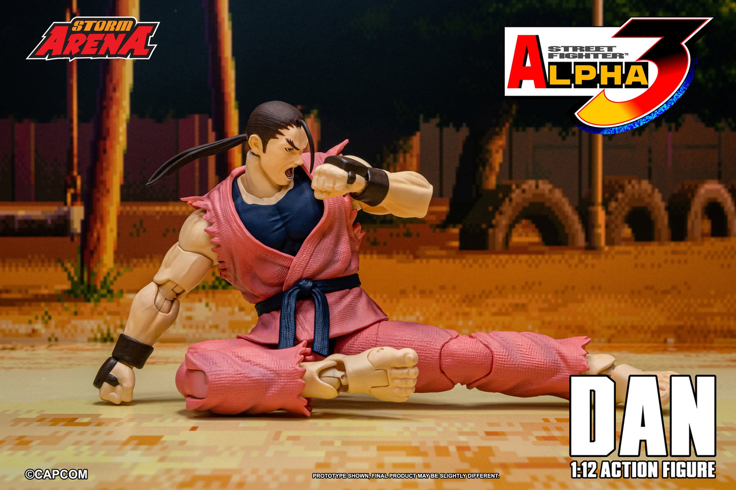 Preventa Figura DAN (Storm Arena) - Street Fighter Alpha 3 marca Storm Collectibles SFSA04 escala 1/12