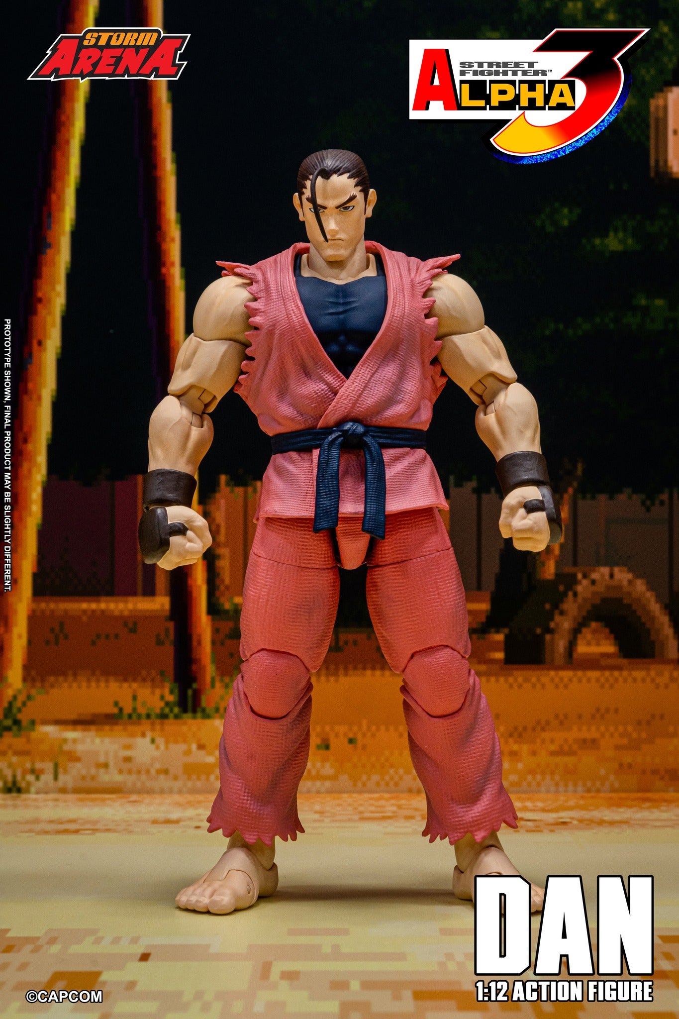 Preventa Figura DAN (Storm Arena) - Street Fighter Alpha 3 marca Storm Collectibles SFSA04 escala 1/12