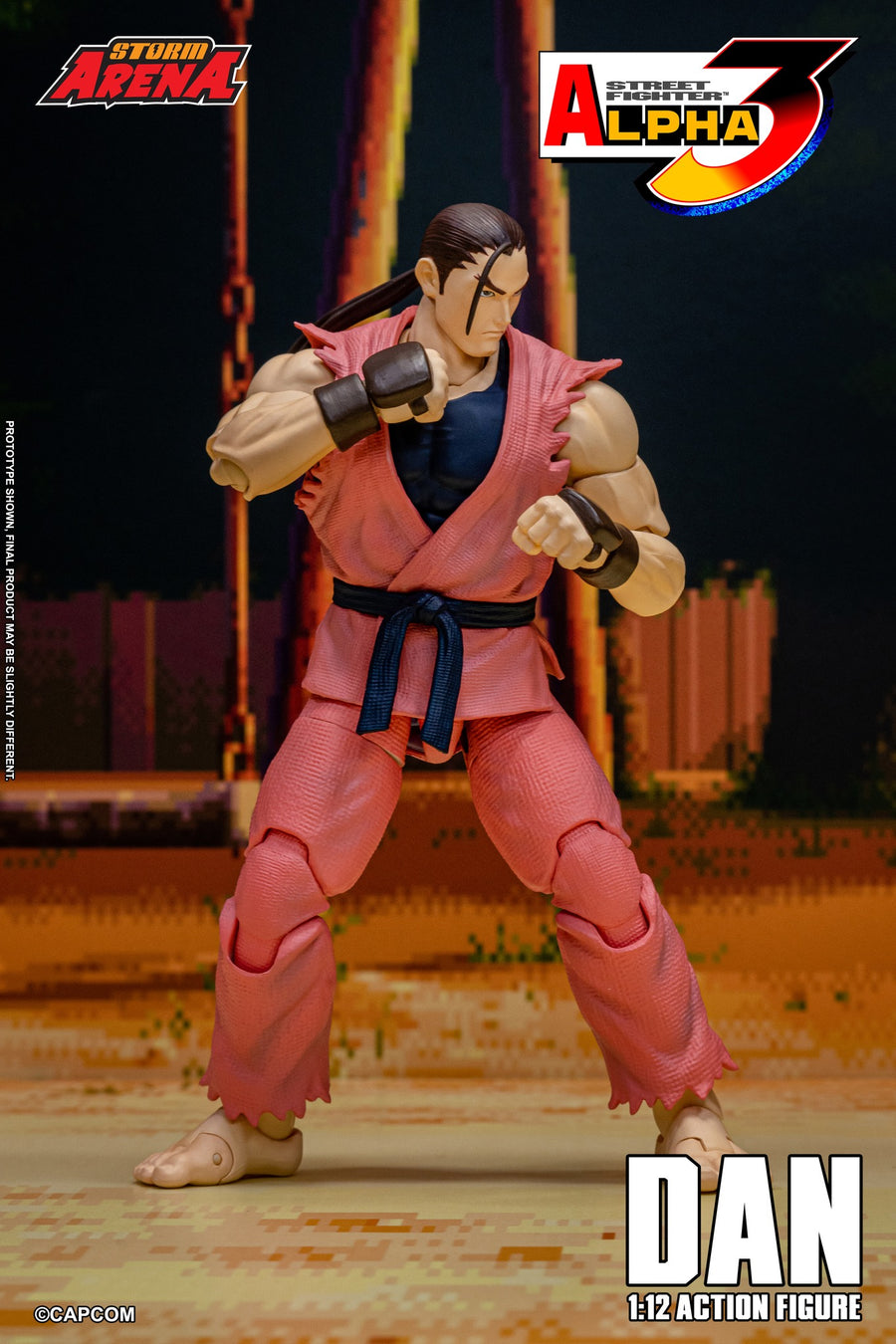 Pedido Figura DAN (Storm Arena) - Street Fighter Alpha 3 marca Storm Collectibles SFSA04 escala 1/12