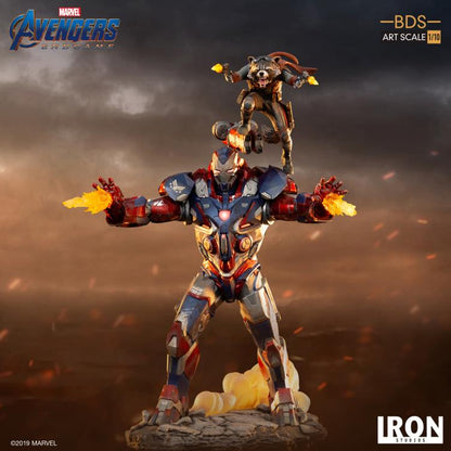 Pedido Estatua Iron Patriot & Rocket - Avengers: Endgame - Battle Diorama Series (BDS) marca Iron Studios escala de arte 1/10