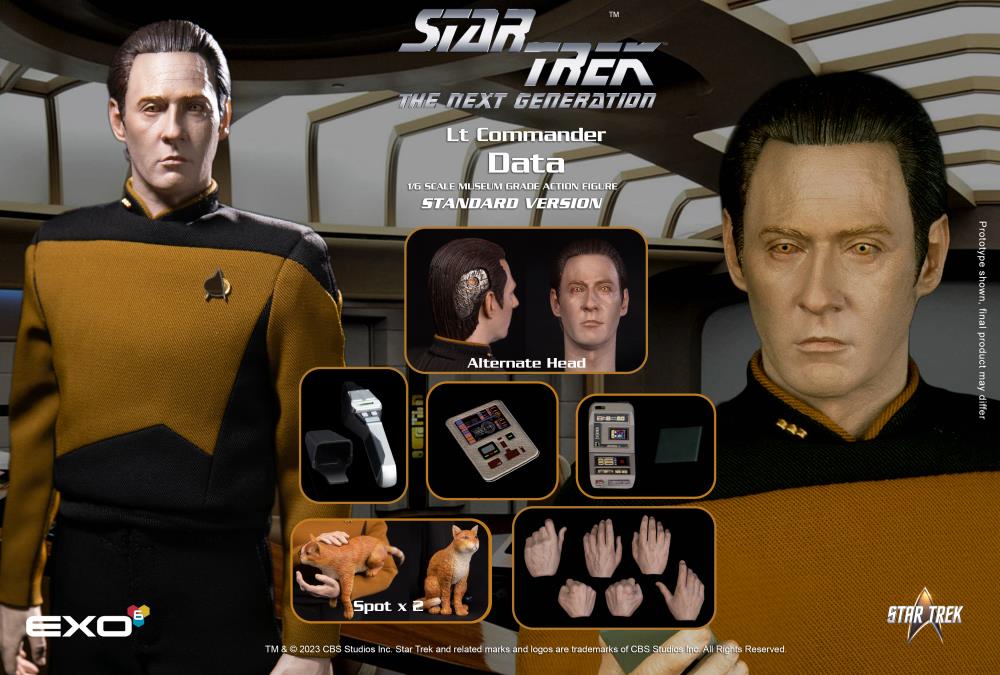 Pedido Figura Lt. Commander Data (Standard version) - Star Trek: The Next Generation marca EXO-6 EXO-01-073S escala 1/6