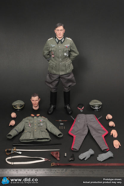 Preventa Figura Officer Otto Remer - WWII German Wehrmacht marca DID D80194 escala 1/6