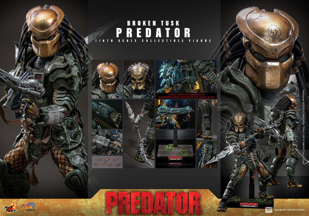 Preventa Figura Broken Tusk - Predator marca Hot Toys CMS029 escala 1/6