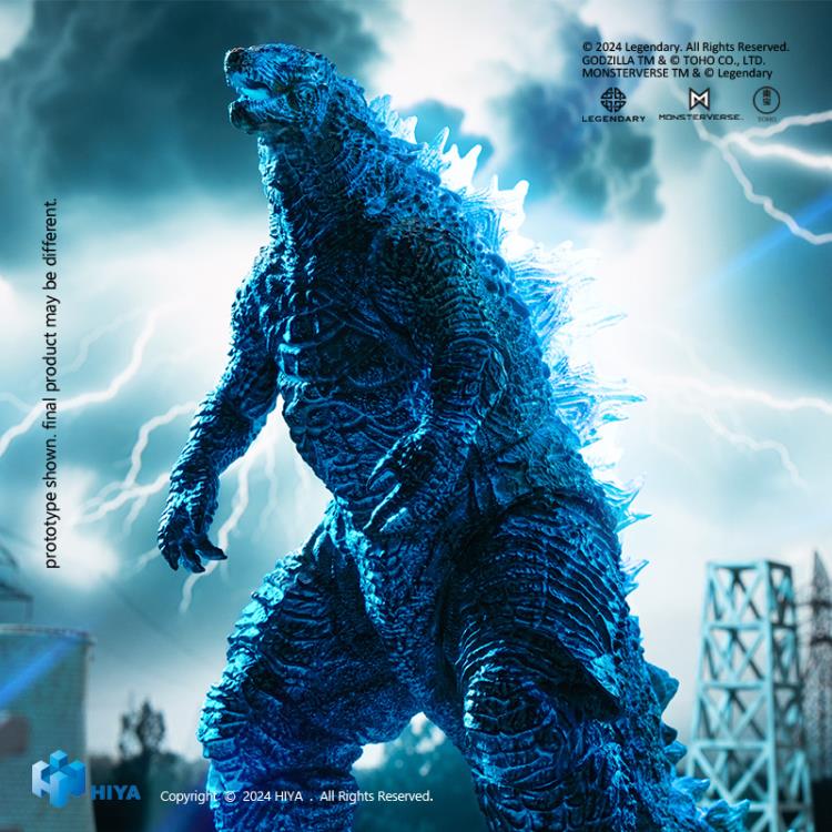 Preventa Figura Godzilla Energized (Exclusiva PX Previews) - Godzilla x Kong: The New Empire - Exquisite Basic marca HIYA EBG0187 (18 cm)