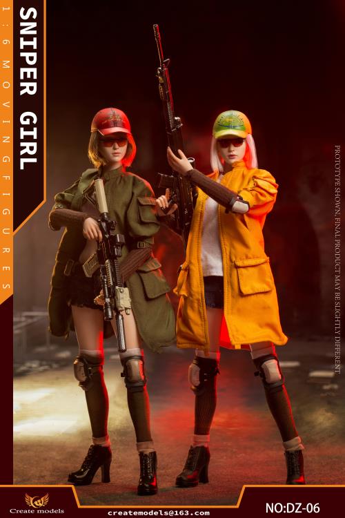 Pedido Figura Sniper Girl Lan marca Create models DZ-06 escala 1/6