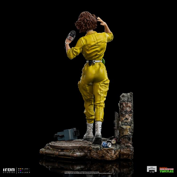 Pedido Estatua April O'Neil - TMNT - Battle Diorama Series (BDS) marca Iron Studios escala de arte 1/10