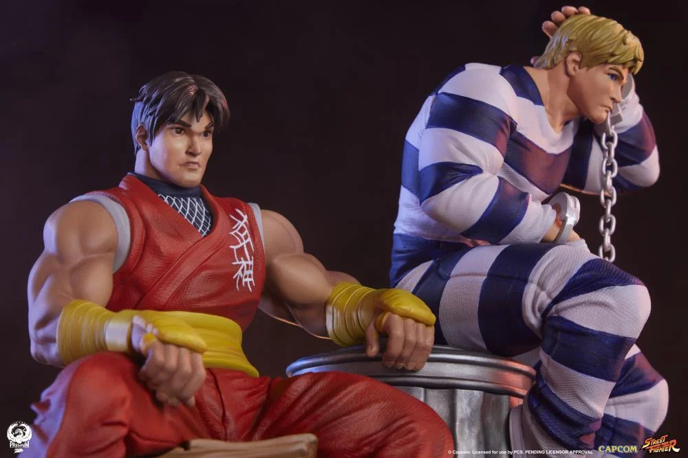 Preventa Set Estatuas Cody & Guy - Street Jam - Street Fighter marca PCS Collectibles escala 1/10