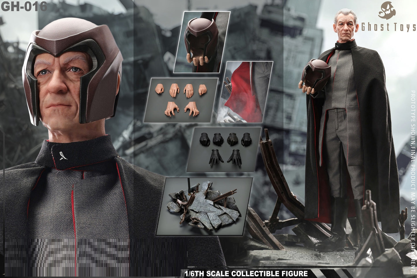 Preventa Figura King of Magnetic Force marca Ghost Toys GH-016 escala 1/6