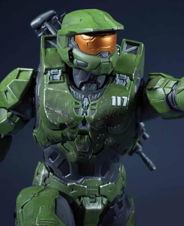 Pedido Estatua Master Chief con gancho - Halo Infinite marca Dark Horse escala (25 cm)