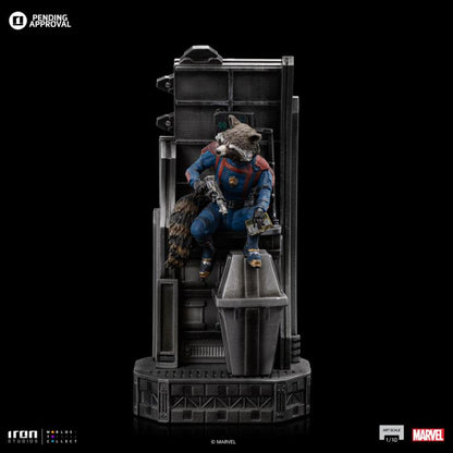 Preventa Estatua Rocket Raccoon - Guardians of the Galaxy Vol.3 - Limited Edition marca Iron Studios escala de arte 1/10