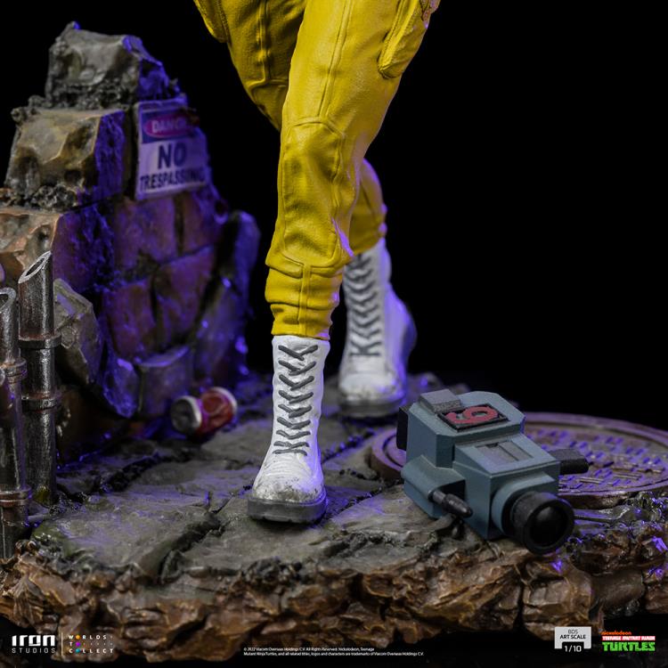 Pedido Estatua April O'Neil - TMNT - Battle Diorama Series (BDS) marca Iron Studios escala de arte 1/10