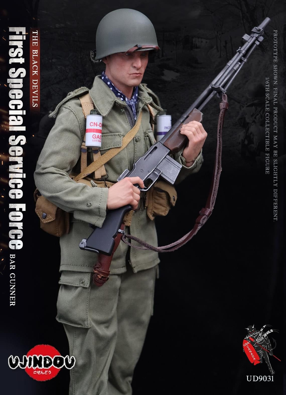 Pedido Figura BAR Gunner - First Special Service Force marca Ujindou UD9031 escala 1/6