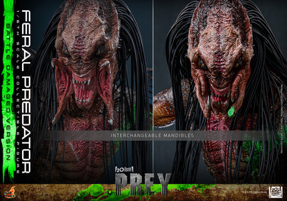 Preventa Figura Feral Predator (Battle Damaged Version) - Prey marca Hot Toys TMS173 escala 1/6