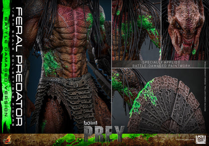 Preventa Figura Feral Predator (Battle Damaged Version) - Prey marca Hot Toys TMS173 escala 1/6