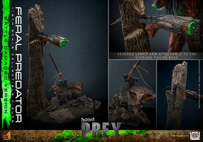 Preventa Figura Feral Predator (Battle Damaged Version) - Prey marca Hot Toys TMS173 escala 1/6