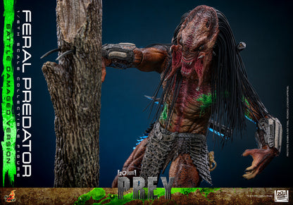 Preventa Figura Feral Predator (Battle Damaged Version) - Prey marca Hot Toys TMS173 escala 1/6