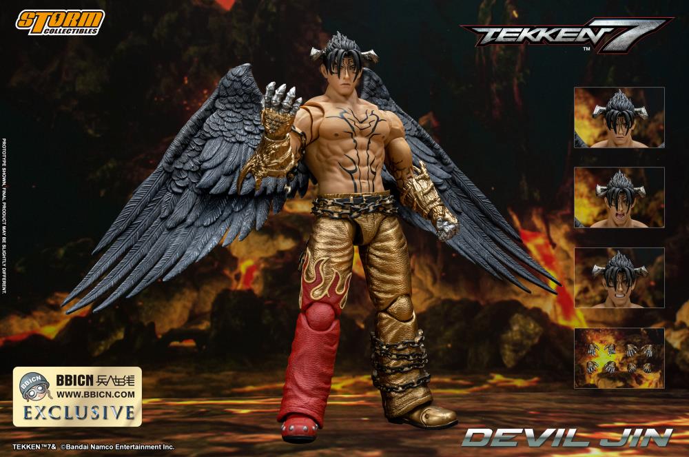 Pedido Figura Devil Jin (Special Color Edition / Exclusive) - Tekken 7 marca Storm Collectibles escala pequeña 1/12