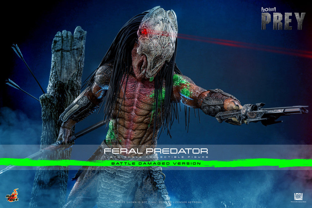 Preventa Figura Feral Predator (Battle Damaged Version) - Prey marca Hot Toys TMS173 escala 1/6