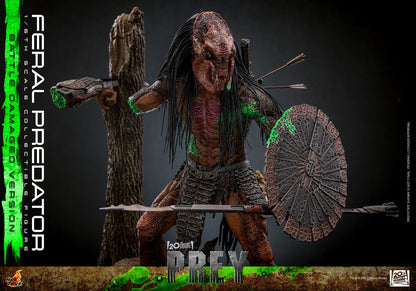 Preventa Figura Feral Predator (Battle Damaged Version) - Prey marca Hot Toys TMS173 escala 1/6
