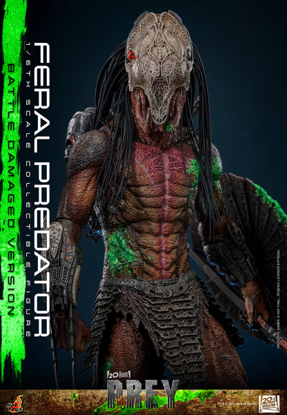 Preventa Figura Feral Predator (Battle Damaged Version) - Prey marca Hot Toys TMS173 escala 1/6