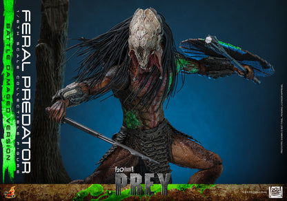 Preventa Figura Feral Predator (Battle Damaged Version) - Prey marca Hot Toys TMS173 escala 1/6
