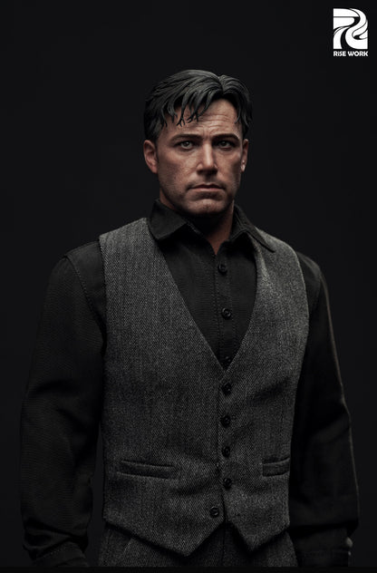 Preventa Set de Ropa con Chaleco Gris marca Rise Work RW05 escala 1/6