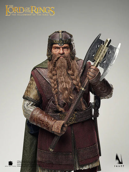 Preventa Figura GIMLI (Cabello enraizado) - The Lord of the Rings: The Fellowship of the Ring marca INART A033 Queen Studio escala 1/6