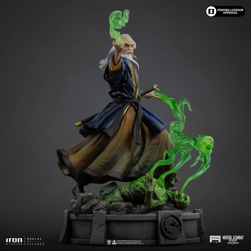 Preventa Estatua Shang Tsung - Mortal Kombat marca Iron Studios escala de arte 1/10