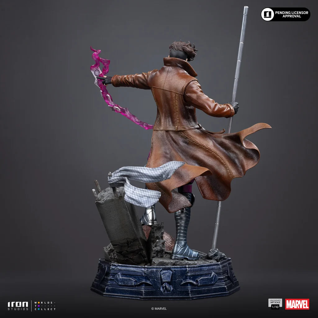 Preventa Estatua Gambit Unleashed - X-Men marca Iron Studios escala de arte 1/10