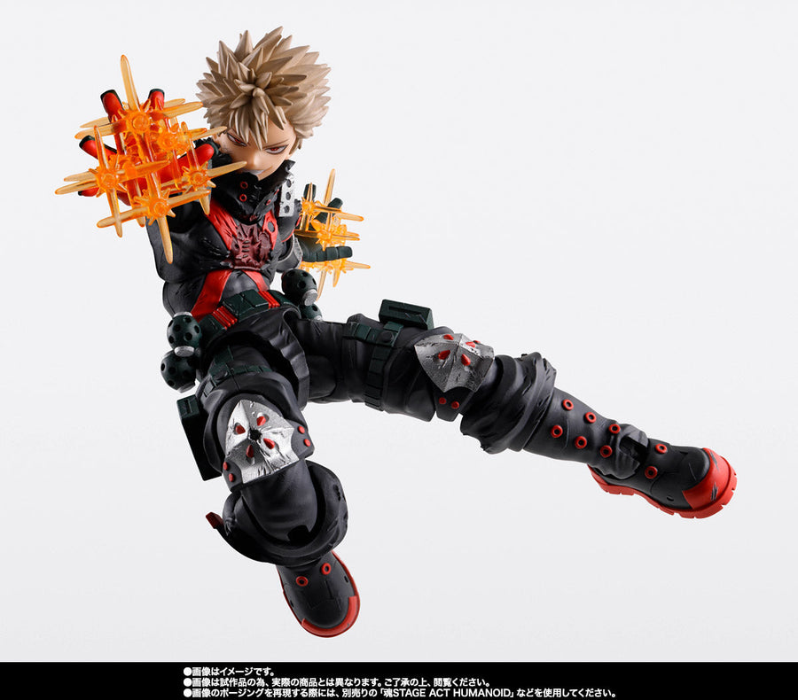 EN STOCK Figura Katsuki Bakugo (The Beginning) - My Hero Academia - S.H. Figuarts marca Bandai Namco escala 1/12