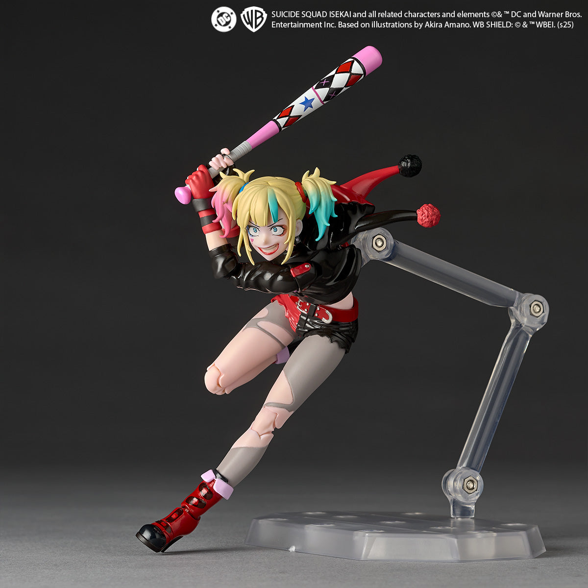 Pedido Figura Harley Quinn - Suicide Squad Isekai - Amazing Yamaguchi Revoltech marca Kaiyodo NR082 escala 1/12