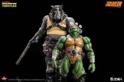 Preventa Figura Rocksteady - TMNT marca LINGJIHUN LJ004A escala 1/12