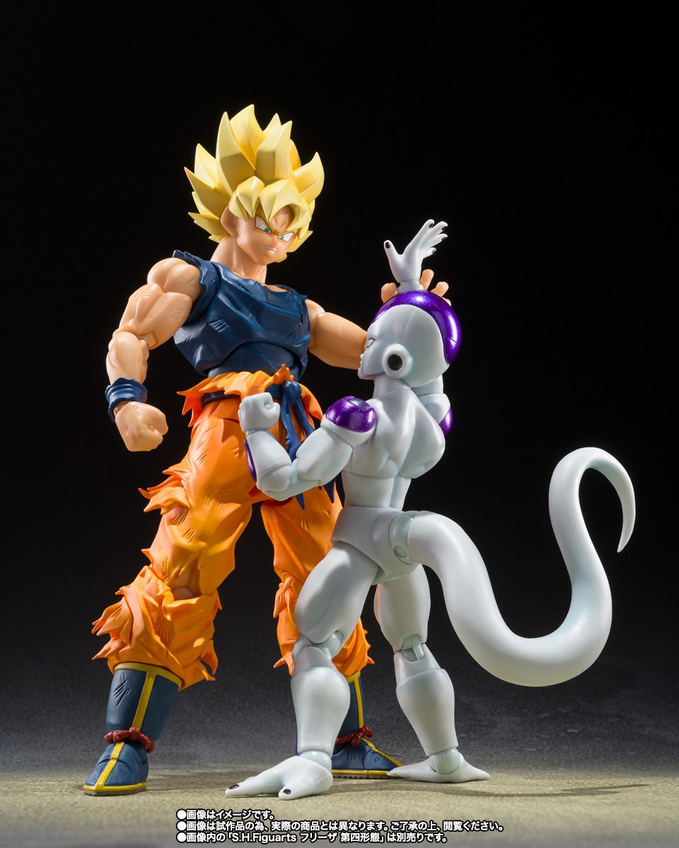 EN STOCK Figura SUPER SAIYAN SON GOKU - FIGHTER OF RAGE - S.H.Figuarts marca Bandai Namco escala 1/12 (SOLO 1 DISPONIBLE)