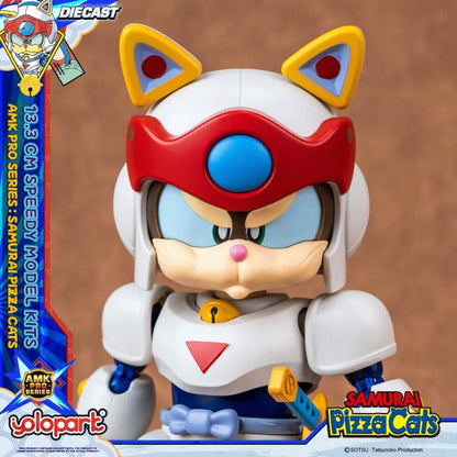 Preventa Figura Speedy (set doble) (Diecast)- Samurai Pizza Cats - AMK PRO Series - Model Kit marca Yolopark