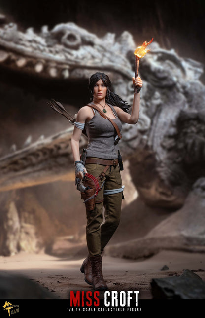 Preventa Figura Miss-Croft (Set con 2 cabezas) marca MTToys MTT022 escala 1/6