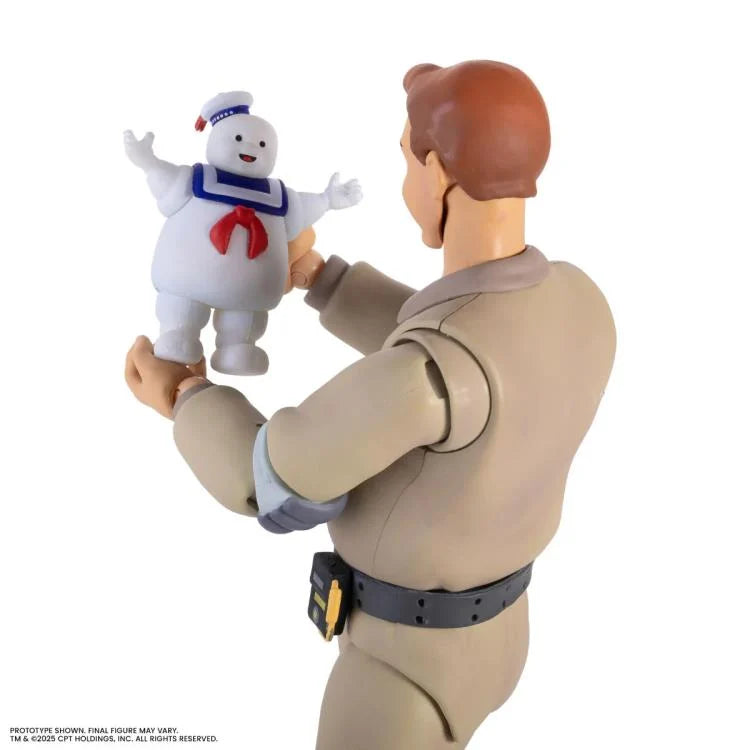 Preventa Figura Ray Stantz - The Real Ghostbusters marca Mondo escala pequeña 1/12