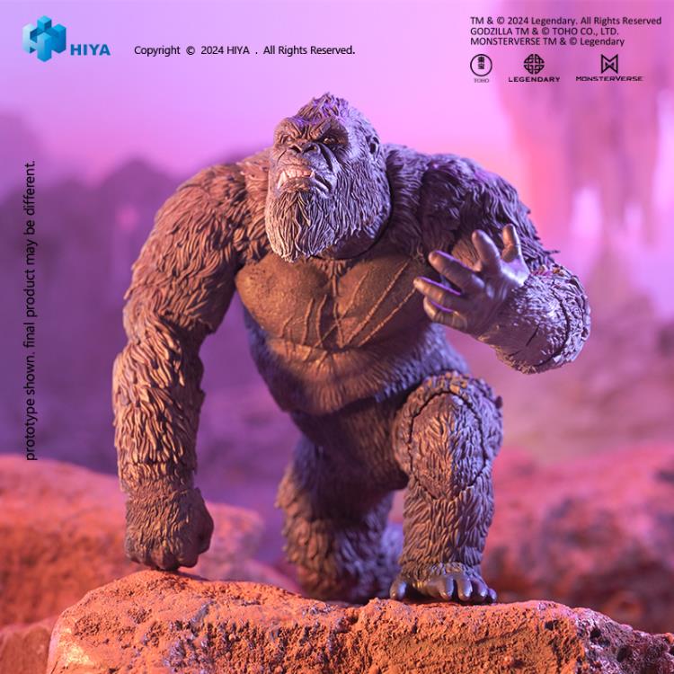 Preventa Figura Kong (Exclusiva PX Previews) - Godzilla x Kong: The New Empire - Exquisite Basic marca HIYA EBG0414 (16 cm)