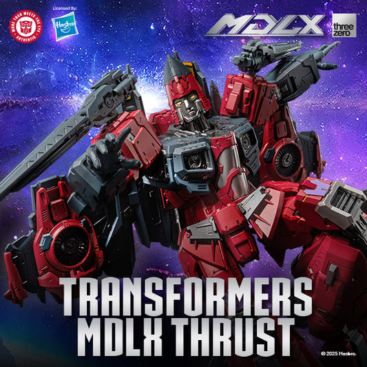 Preventa Figura MDLX Thrust – Transformers marca Threezero 3Z08890 (20 cm)