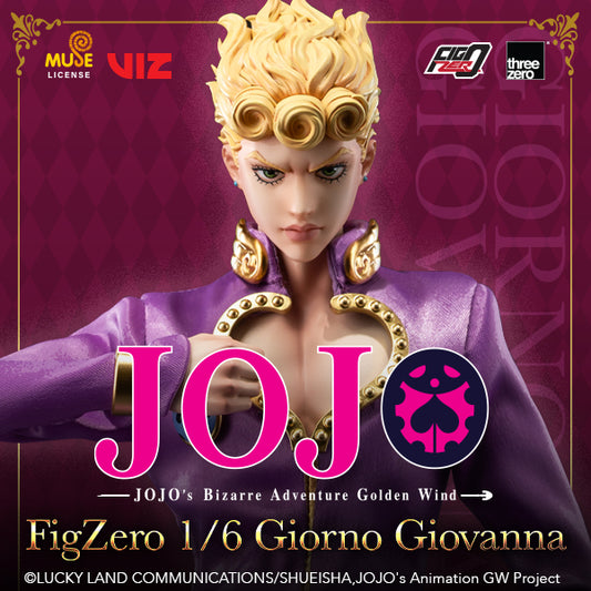 Preventa Figura Giorno Giovanna - JOJO's Bizarre Adventure: Golden Wind - FigZero marca ThreeZero 3Z0657 escala 1/6