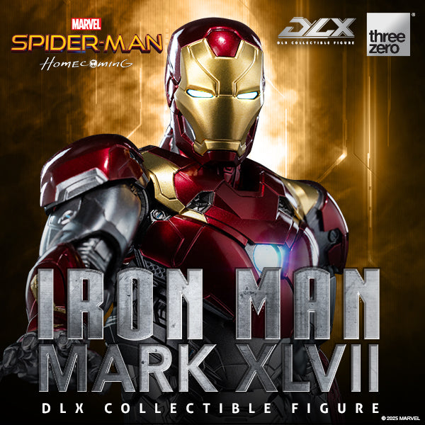 Preventa Figura DLX Iron Man Mark 47 - Spider-Man: Homecoming marca Threezero 3Z0946 escala 1/12