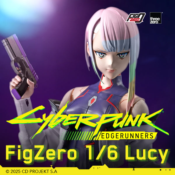 Preventa Figura Lucy - Cyberpunk: Edgerunners - FigZero marca ThreeZero 3Z0600 escala 1/6